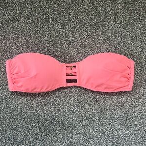 Victoria’s Secret Bandeau Wireless Bikini Top in Pink Size Small